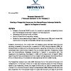 BOD | Granting of Prospecting License over the diamondiferous Dokowayo kimberlite pipes in the Kingdom of Eswatini