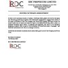 RDCP | Further cautionary announcement