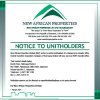 NAP | Notice to unitholders