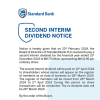STANDARD | Notice of interim dividend 