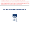 ARBICO | Statement to shareholder