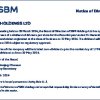 SBMH | Declaration of dividend
