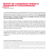 SGBC | Report de l’assemblée générale ordinaire et extraordinaire 