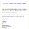 MEIK | Further cautionary statement