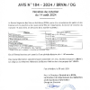 BRVM | Horaires de cotation du 14 août 2024 