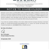 EHZL | Notice to shareholders