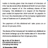 CIM | Declaration of dividend