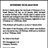 NRL.MU | Declaration of interim dividend