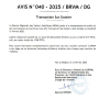 BRVM | Transactions sur dossier