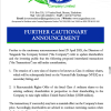 TANG | Further cautionary statement