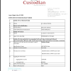 CUSTODYINS  | Share dealing by insiders