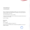 UBS | Declaration of Dividend