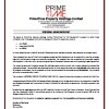 PRIMETIME | Disposal announcement