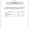 REB | Communiqué de presse relatif aux indicateurs du 1er trimestre 2025