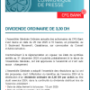 CFG | Communiqué de presse post AGO