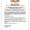 CHOBE | Withdrawal of cautionary announcement