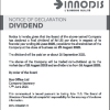 HWF | Declaration of Dividend