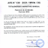 TTLS | Paiement de dividendes