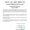 SGBC | Paiement de dividendes
