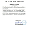 BRVM | Transactions sur dossier
