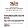 CHOBE | Renewal of cautionary announcement