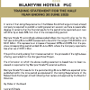 BHL | Trading Statement