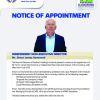 DZL | Notice of appointment of director