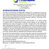 FMBCH | Interim dividend announcement