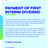 NBM | Interim dividend payment notice