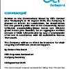 CIEL | Communique