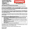 CHOPPIES | Unauthorised use of CHOPPIES’ intellectual property